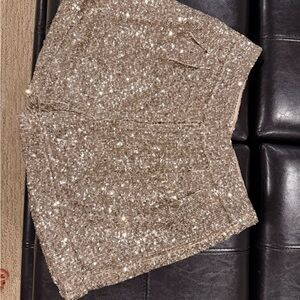 Generation Love gold sequin shorts size small